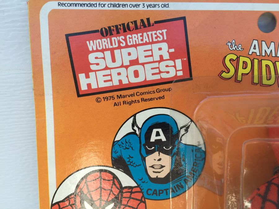 The Amazing-Spiderman Action Figure Mego Sealed On Card Vintage 1975 [Photo 5]
