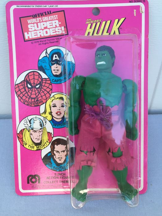 The Incredible Hulk Action Figure Sealed On Card MEGO Vintage 1978