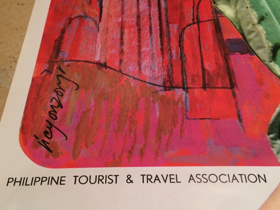 Original Vintage Philippines Travel Poster [Photo 2]
