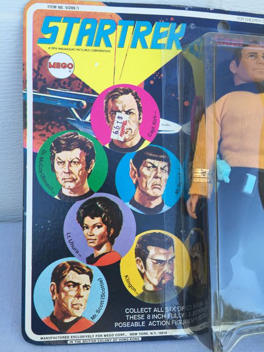 Capt. Kirk Star Trek 8' Action Figure Sealed On Card MEGO Vintage 1974 [Photo 8]