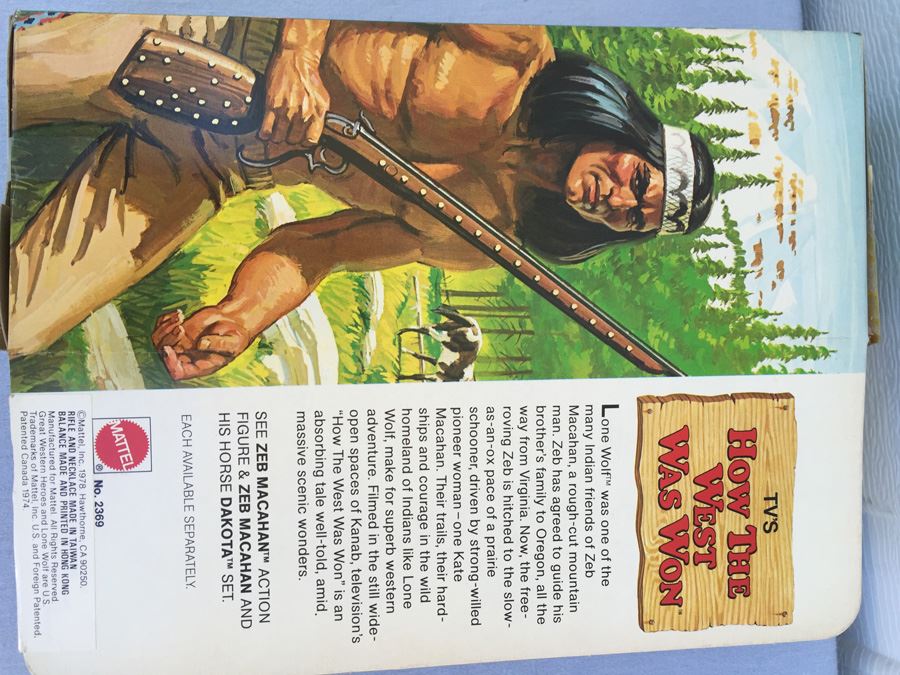 How The West Was Won The Lone Wolf Indian Figure Doll New In Box Mattel Vintage 1978 [Photo 9]