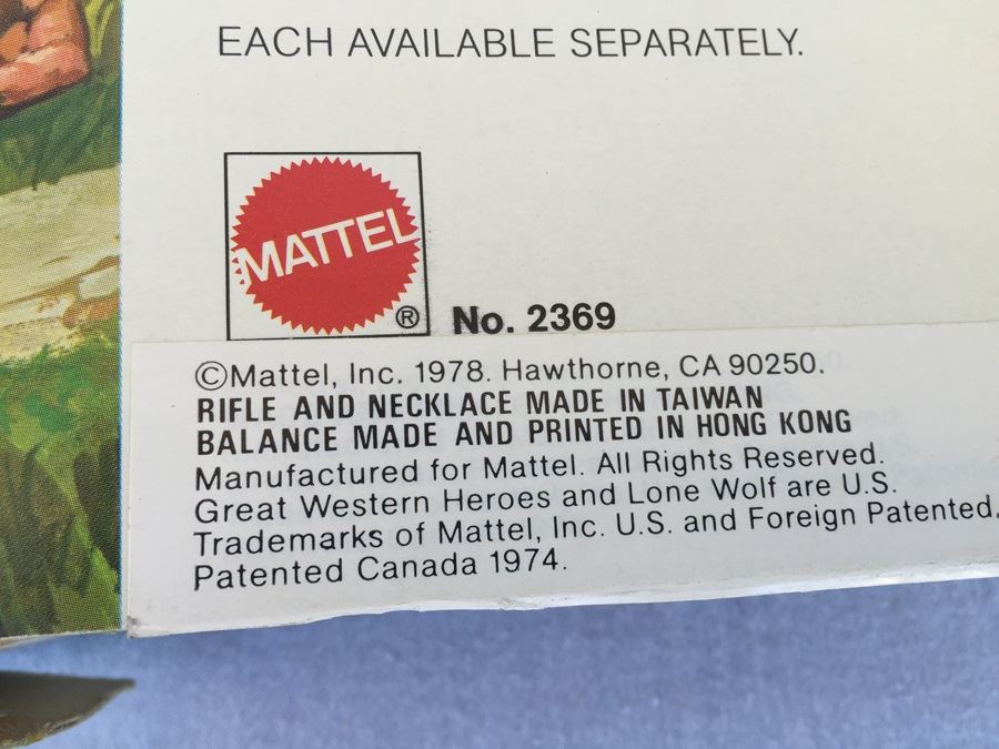 How The West Was Won The Lone Wolf Indian Figure Doll New In Box Mattel Vintage 1978 [Photo 8]