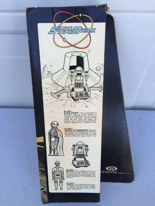 Knight Of Darkness Star Team Action Figure Ideal New In Box Vintage 1977 Star Wars Imitation Darth Vader [Photo 10]