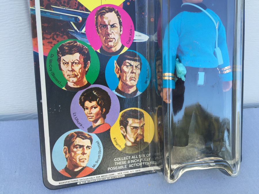 Mr. Spock Star Trek 8' Action Figure Sealed On Card MEGO Vintage 1974 [Photo 7]