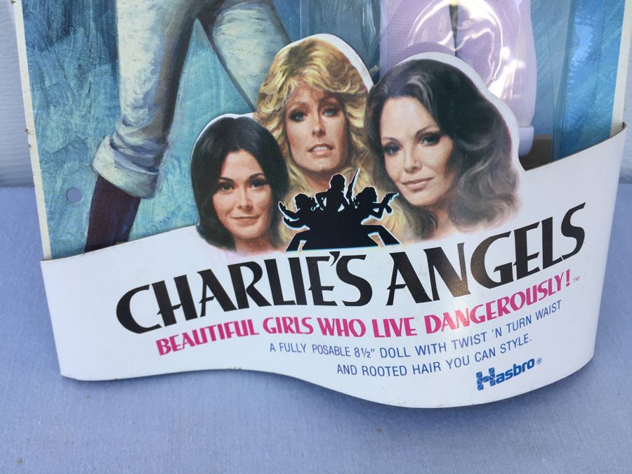 Jill Farrah Fawcett-Majors Charlie's Angels 8 1/2' Action Figure Doll Hasbro New On Card Vintage  [Photo 3]