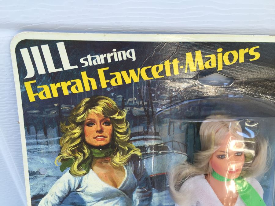 Jill Farrah Fawcett-Majors Charlie's Angels 8 1/2' Action Figure Doll Hasbro New On Card Vintage  [Photo 2]