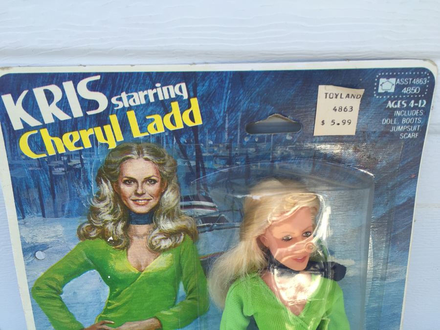 Kris Cheryl Ladd Charlie's Angels 8 1/2' Action Figure Doll Hasbro New On Card Vintage  [Photo 4]