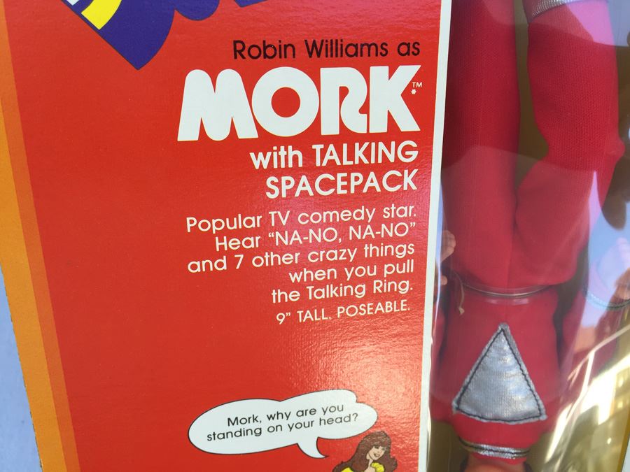 Mork & Mindy Mork Robin Williams Talking Action Figure Mattel New In Box Vintage 1979 [Photo 5]