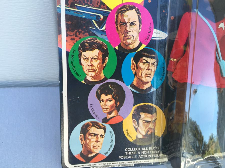Lt. Uhura Star Trek 8' Action Figure Sealed On Card MEGO Vintage 1974 [Photo 6]