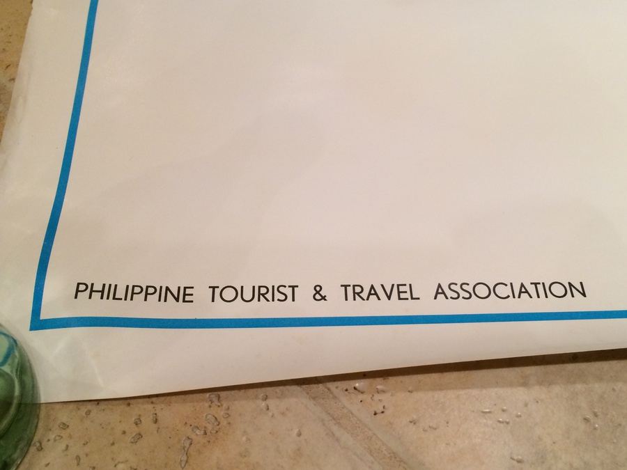Original Vintage Philippines Travel Poster [Photo 2]