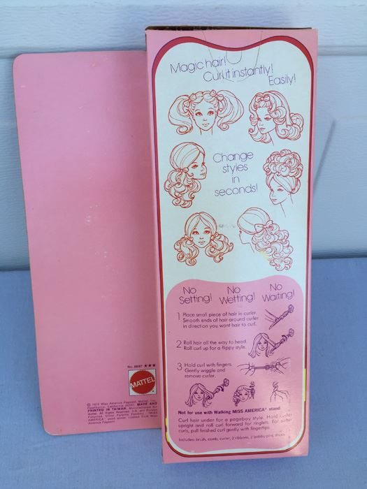 Quick Curl Miss America Doll Mattel New In Box Vintage 1972 [Photo 7]