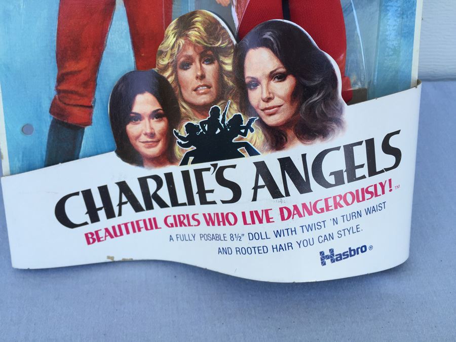 Sabrina Kate Jackson Charlie's Angels 8 1/2' Action Figure Doll Hasbro New On Card Vintage  [Photo 3]