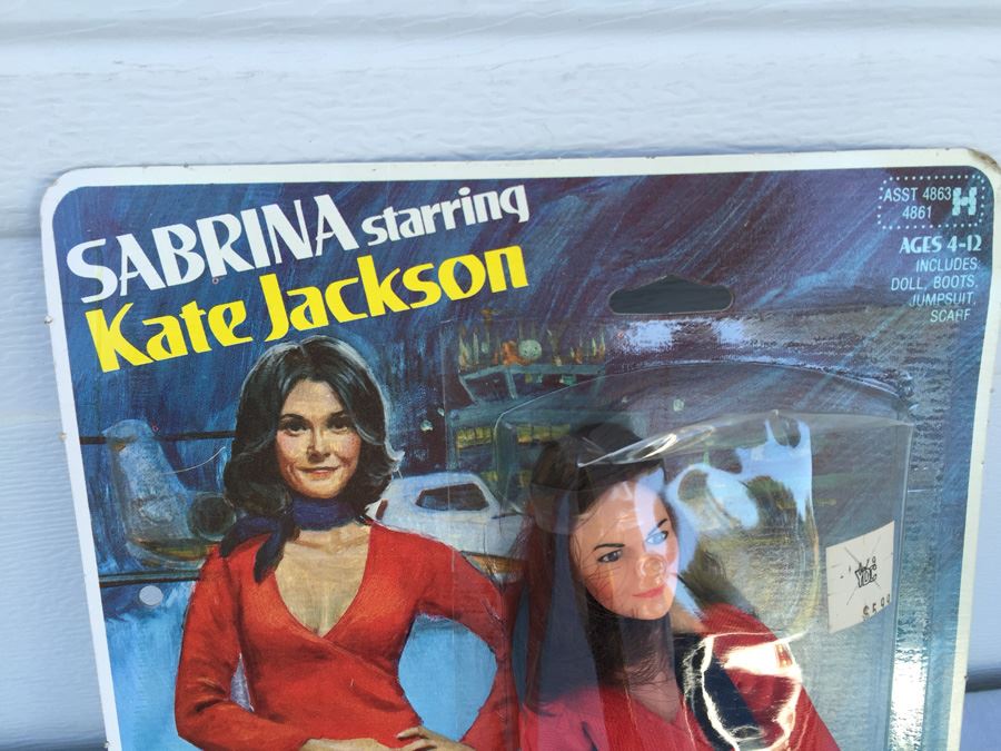 Sabrina Kate Jackson Charlie's Angels 8 1/2' Action Figure Doll Hasbro New On Card Vintage  [Photo 4]