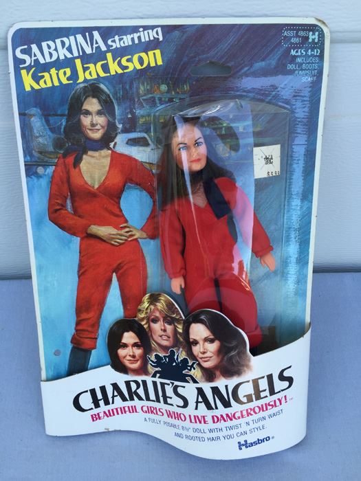 Sabrina Kate Jackson Charlie's Angels 8 1/2' Action Figure Doll Hasbro New On Card Vintage  [Photo 1]