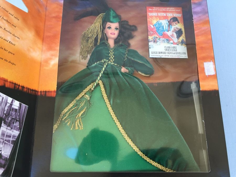 Hollywood Legends Collection Barbie As Scarlett O'Hara New In Box Vintage 1994 [Photo 8]