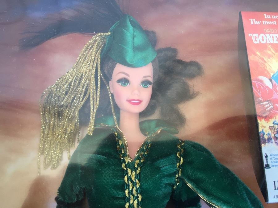 Hollywood Legends Collection Barbie As Scarlett O'Hara New In Box Vintage 1994 [Photo 7]