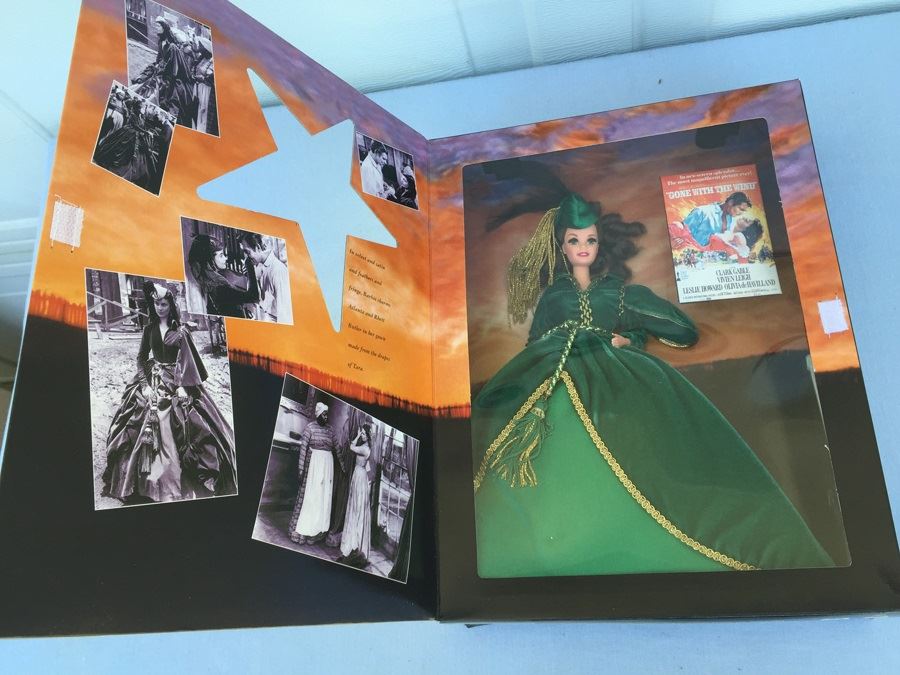 Hollywood Legends Collection Barbie As Scarlett O'Hara New In Box Vintage 1994 [Photo 5]