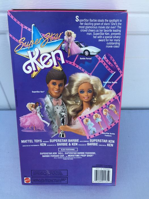 Super Star Ken Doll Mattel New In Box Vintage 1988 [Photo 3]