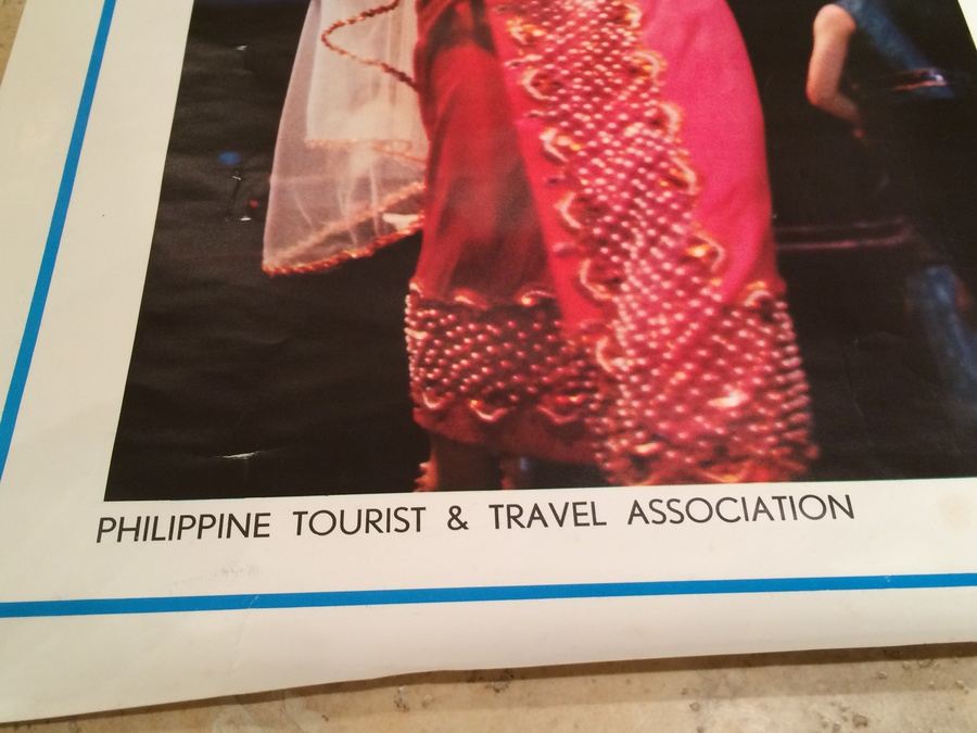 Original Vintage Philippines Travel Poster [Photo 2]