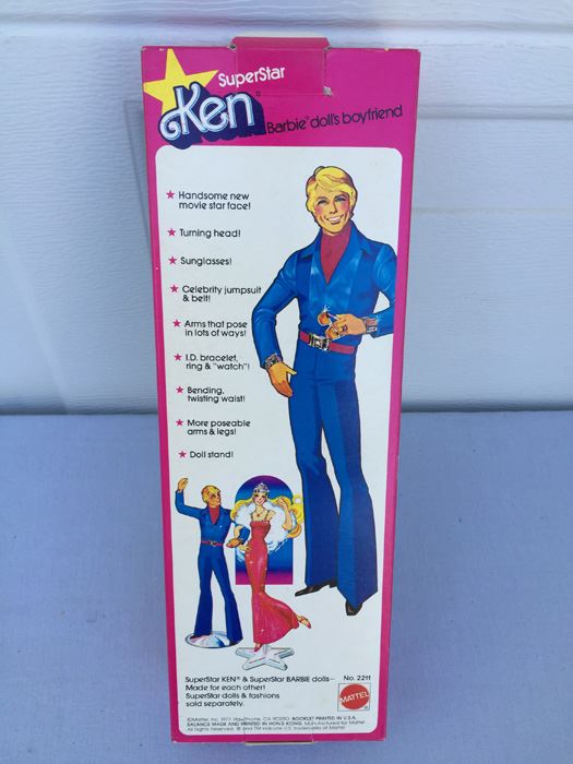 Super Star Ken Doll Mattel New In Box Vintage 1977 [Photo 3]