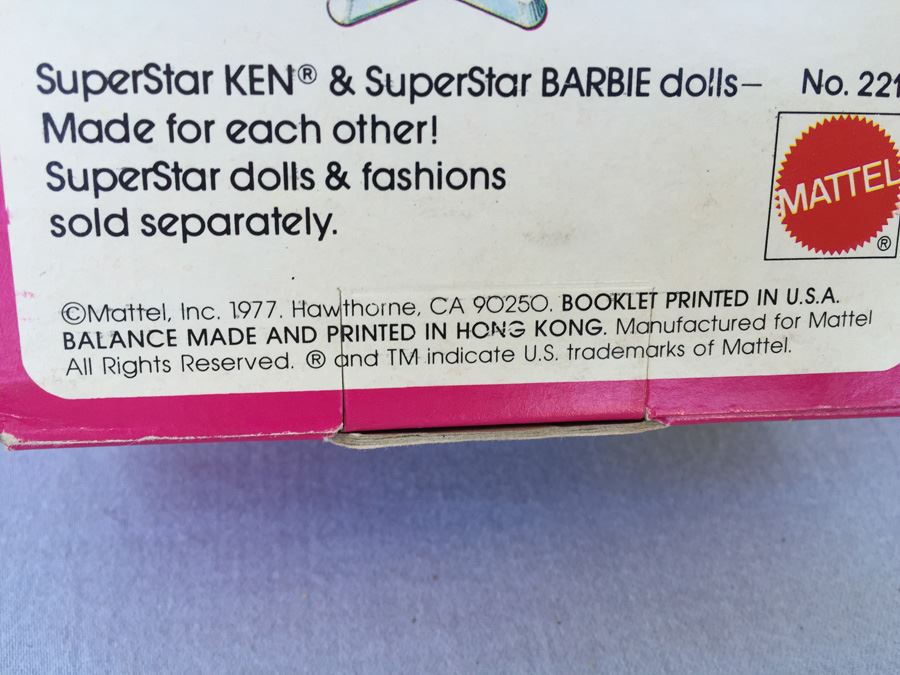 Super Star Ken Doll Mattel New In Box Vintage 1977 [Photo 7]