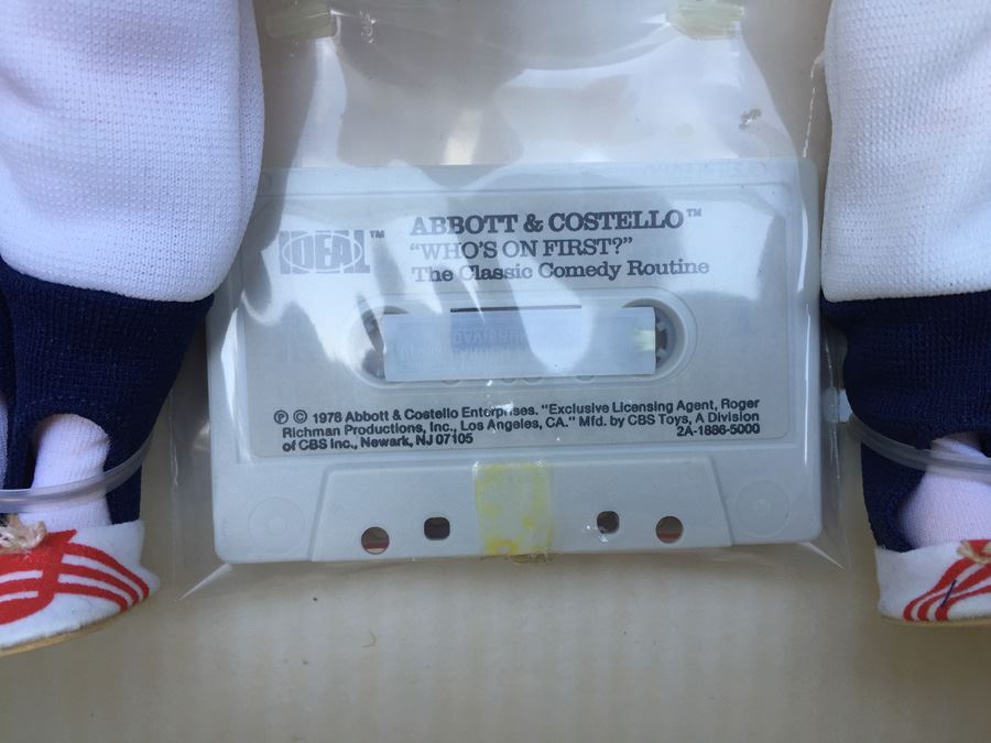 Abbott & Costello Collector Dolls New In Box Comedy Routine On Cassette Tape IDEAL Vintage 1984 [Photo 4]