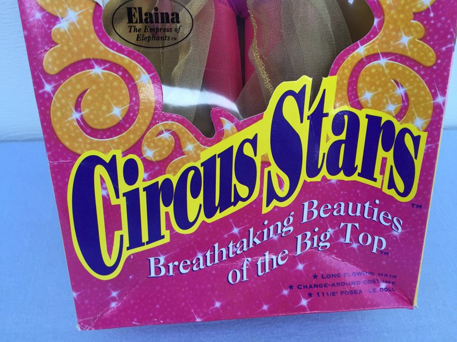 Ringling Bros. & Barnum & Bailey Circus Stars Elaina Action Figure Doll New In Box Vintage  [Photo 2]