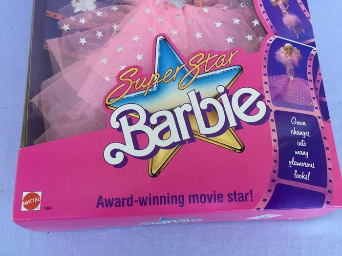 Super Star Barbie Mattel New In Box Vintage 1988