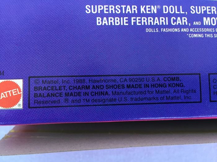 Super Star Barbie Mattel New In Box Vintage 1988 [Photo 5]