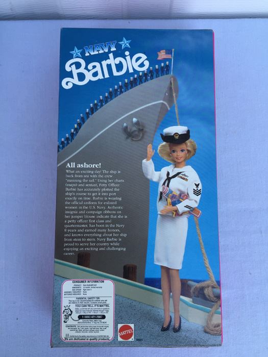 Navy Barbie Stars 'N Stripes Second Edition Limited New In Box Mattel Vintage 1990 [Photo 3]