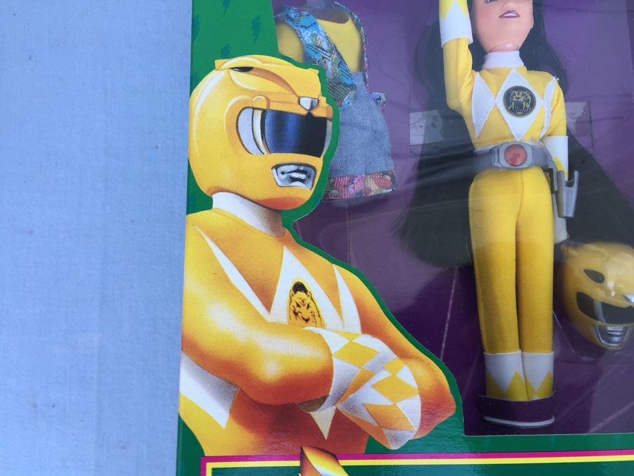 Mighty Morphin Power Rangers Yellow Ranger Trini Bandai New In Box Vintage 1994 [Photo 4]