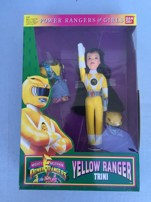 Mighty Morphin Power Rangers Yellow Ranger Trini Bandai New In Box Vintage 1994 [Photo 1]