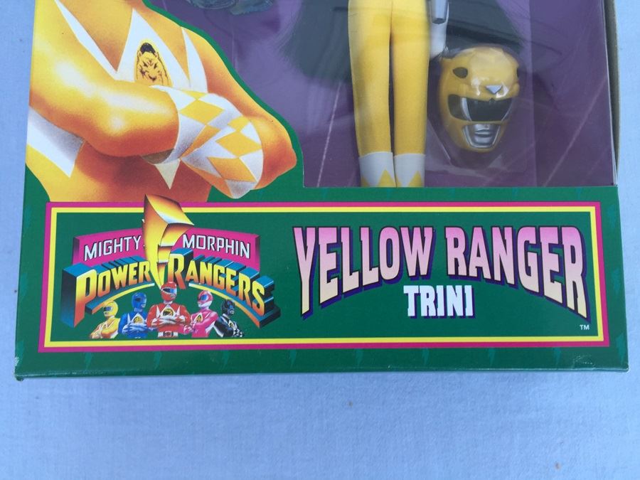 Mighty Morphin Power Rangers Yellow Ranger Trini Bandai New In Box Vintage 1994 [Photo 2]