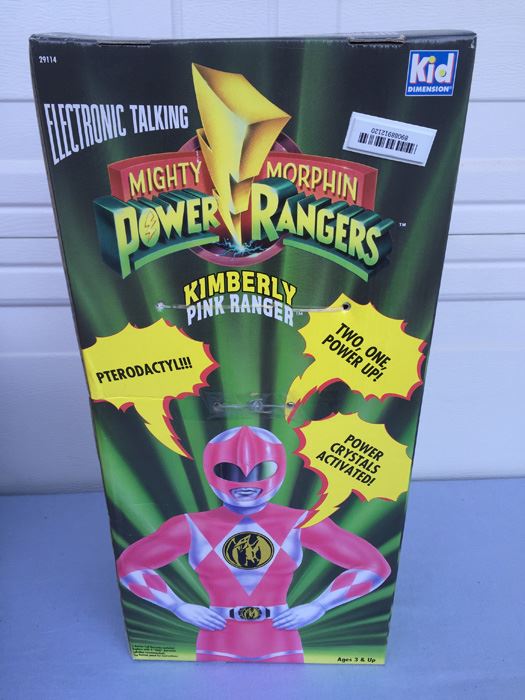 Mighty Morphin Power Rangers Pink Ranger Kimberly Electronic Talking Bandai New In Box Vintage 1994 [Photo 3]