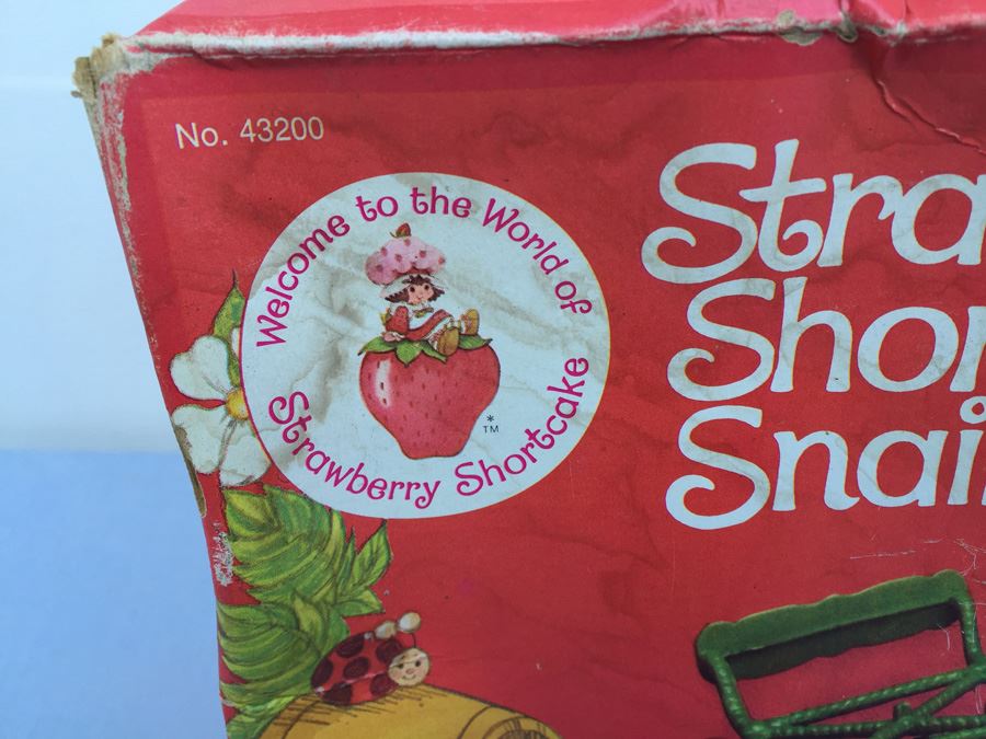 Strawberry Shortcake Snail Cart In Box Kenner [Photo 4]