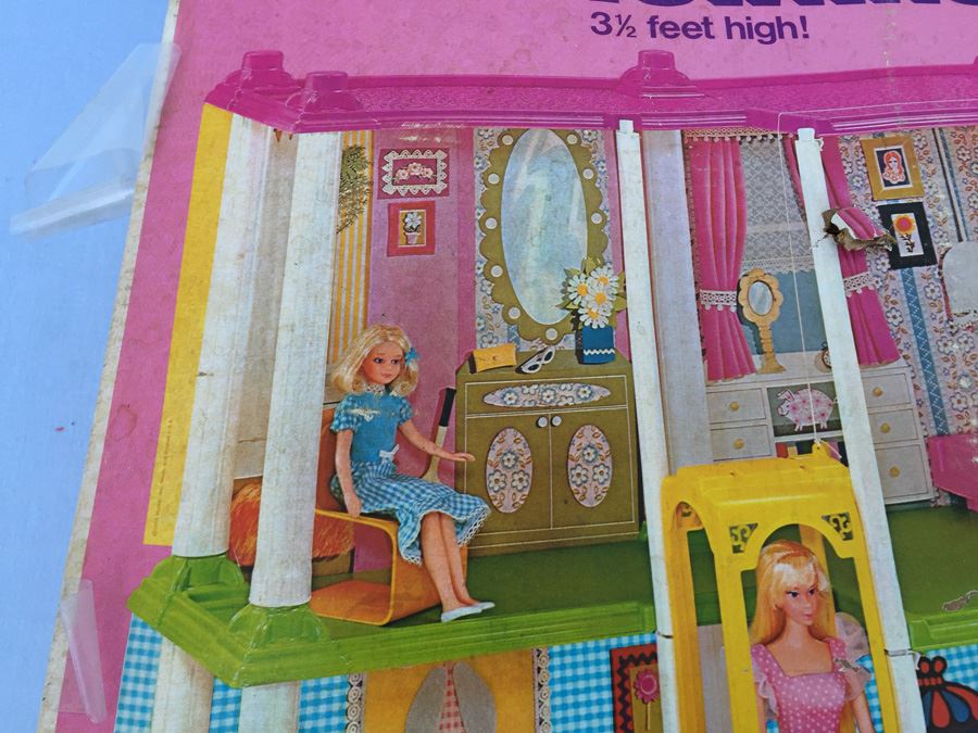 Barbie's Townhouse 3 1/2' High In Box Mattel Vintage 1974 [Photo 6]