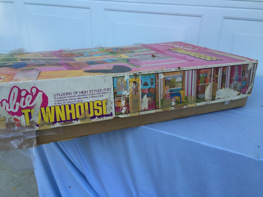 Barbie's Townhouse 3 1/2' High In Box Mattel Vintage 1974 [Photo 10]