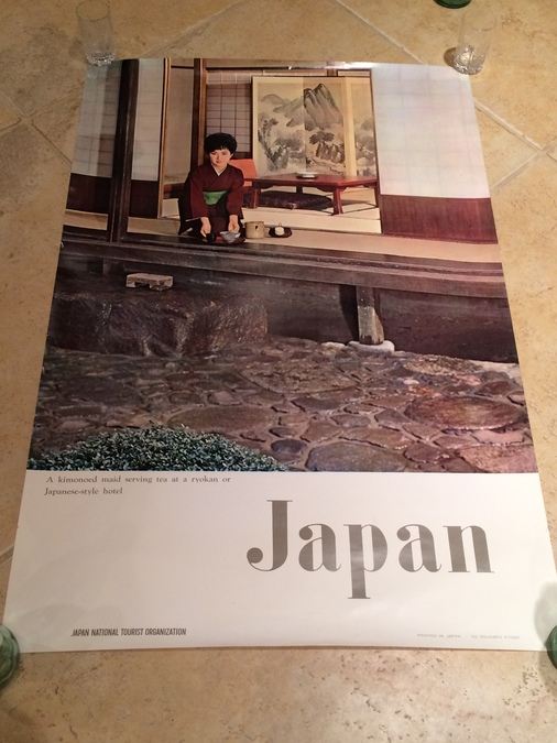 Original Vintage Japan Travel Poster [Photo 1]