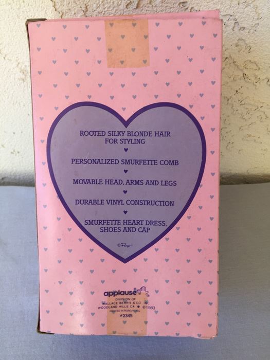 Smurfette Dress 'N Style Doll New In Box Applause Peyo Vintage 1983 [Photo 4]