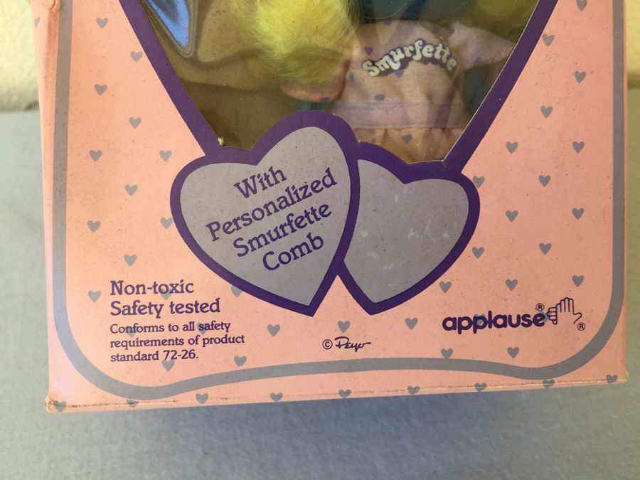 Smurfette Dress 'N Style Doll New In Box Applause Peyo Vintage 1983 [Photo 3]