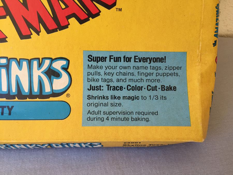 The Incredible Hulk And The Amazing Spider-Man Shrinky Dinks Skyline Toys New In Box Vintage 1979 [Photo 6]