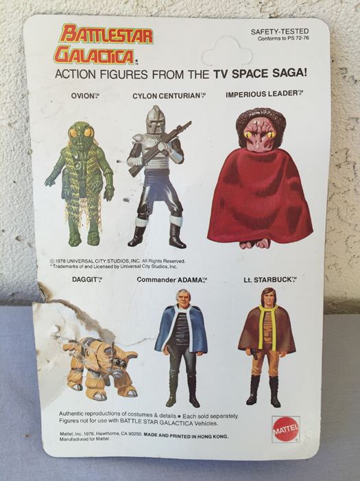 Battlestar Galatica Cylon Centurian Mattel New On Card Vintage 1978 [Photo 3]