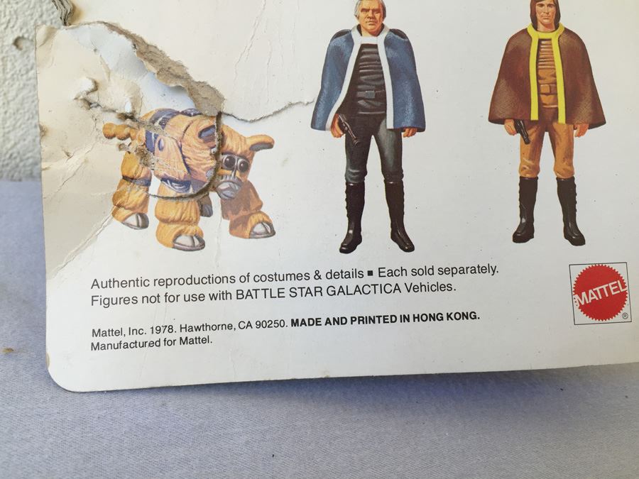 Battlestar Galatica Cylon Centurian Mattel New On Card Vintage 1978 [Photo 5]