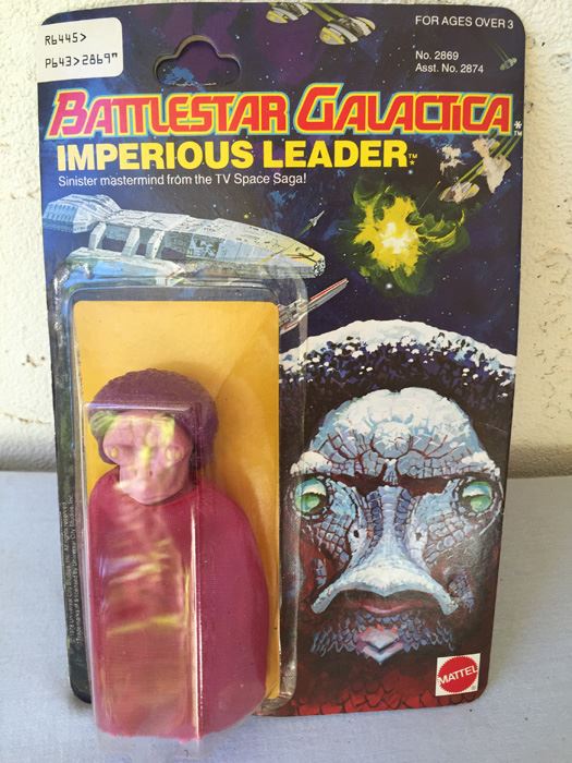 Battlestar Galatica Imperious Leader Mattel New On Card Vintage 1978