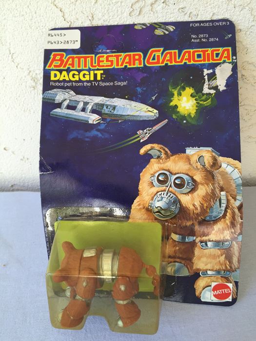 Battlestar Galatica Daggit Mattel New On Card Vintage 1978