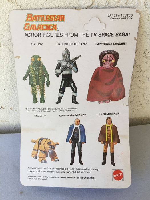 Battlestar Galatica Daggit Mattel New On Card Vintage 1978 [Photo 3]