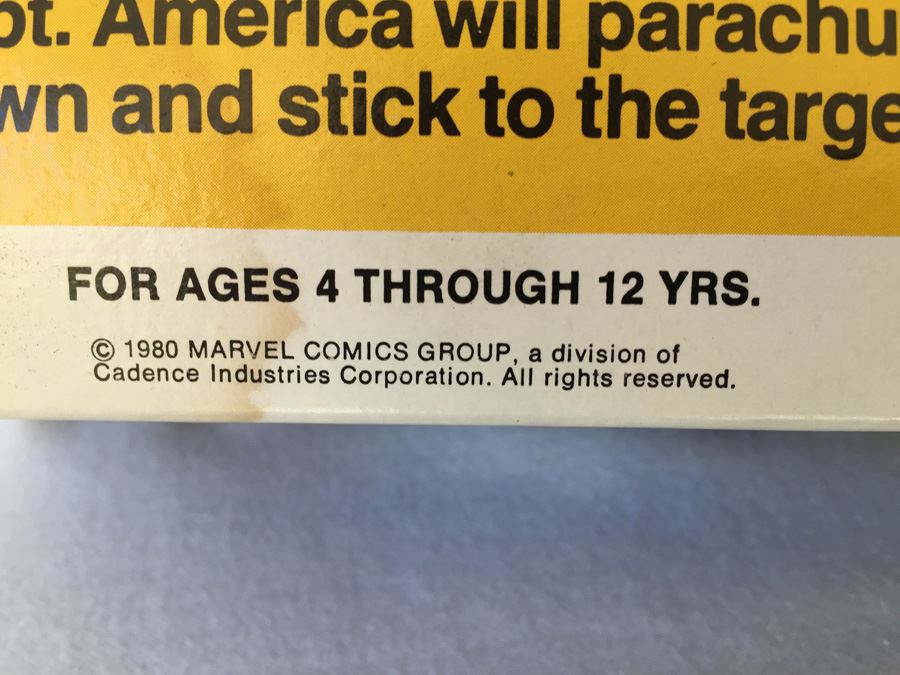 The Amazing Spider-Man Aim 'N Chute Sky Divers Toy Gordy New In Box Vintage 1980 Rare [Photo 4]