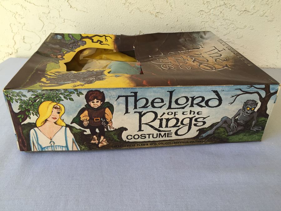 J. R. R. Tolkien The Lord Of The Rings FRODO Vintage Halloween Costume With Mask Collegeville New In Box Vintage 1979 Very Rare [Photo 7]