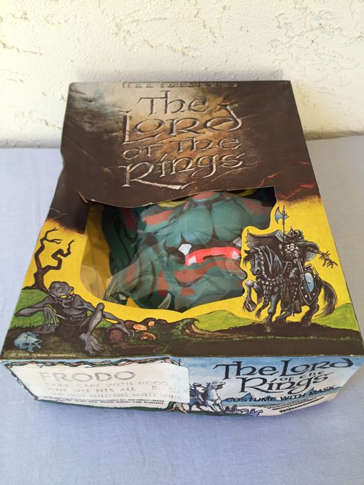 J. R. R. Tolkien The Lord Of The Rings FRODO Vintage Halloween Costume With Mask Collegeville New In Box Vintage 1979 Very Rare [Photo 4]
