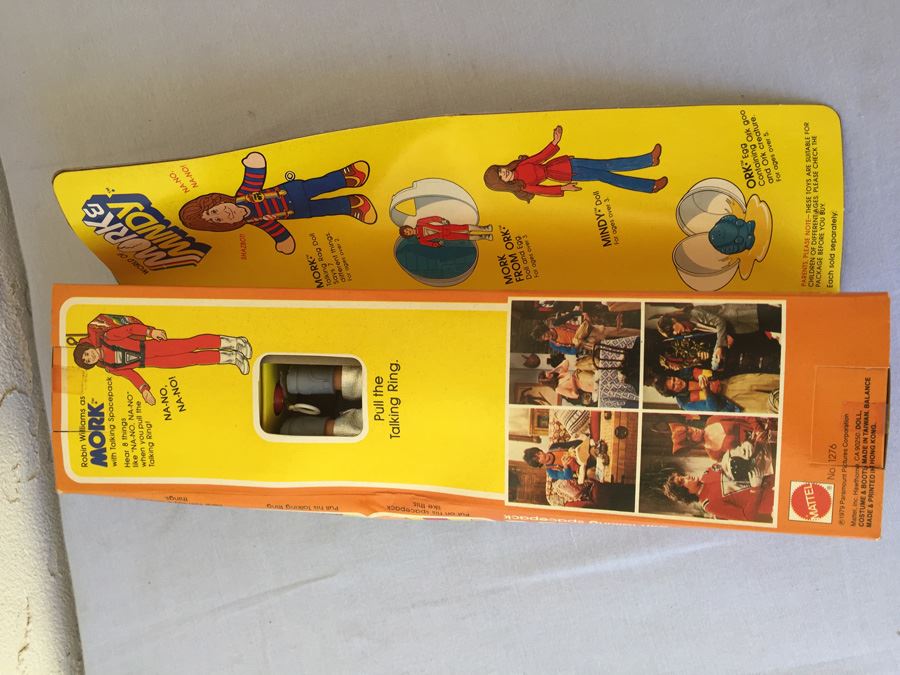 Mork & Mindy Mork Robin Williams Talking Action Figure Mattel New In Box Vintage 1979 [Photo 3]